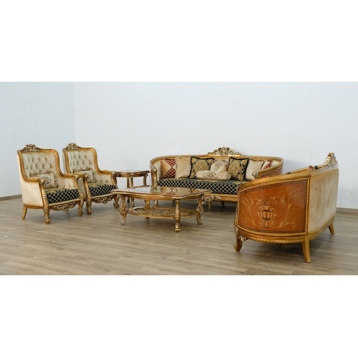 Luxor Glass End Table