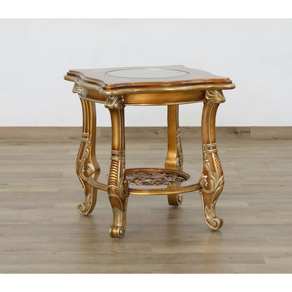 Luxor Glass End Table