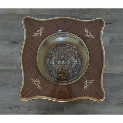 Luxor Glass End Table