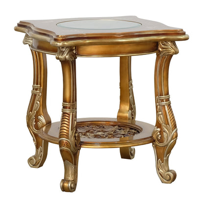 Luxor Glass End Table