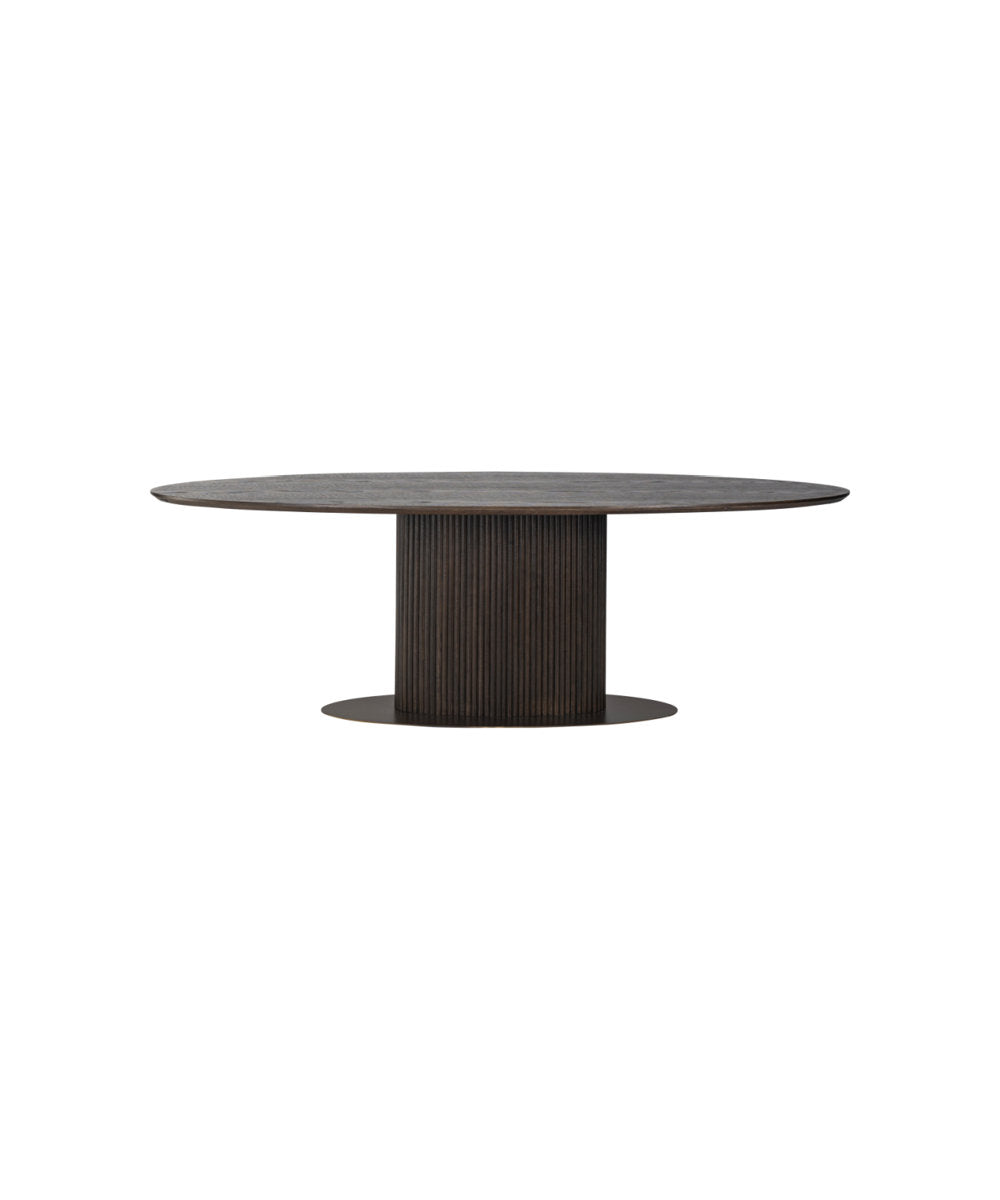 Luxor Oval Solid Oak Dining Table