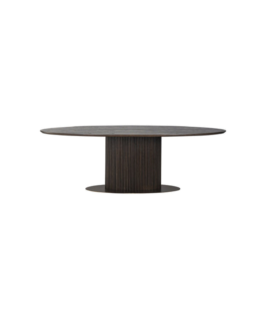 Luxor Oval Solid Oak Dining Table