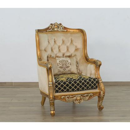 Luxor Tufted Wingback Chair