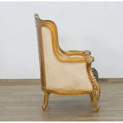 Luxor Tufted Wingback Chair