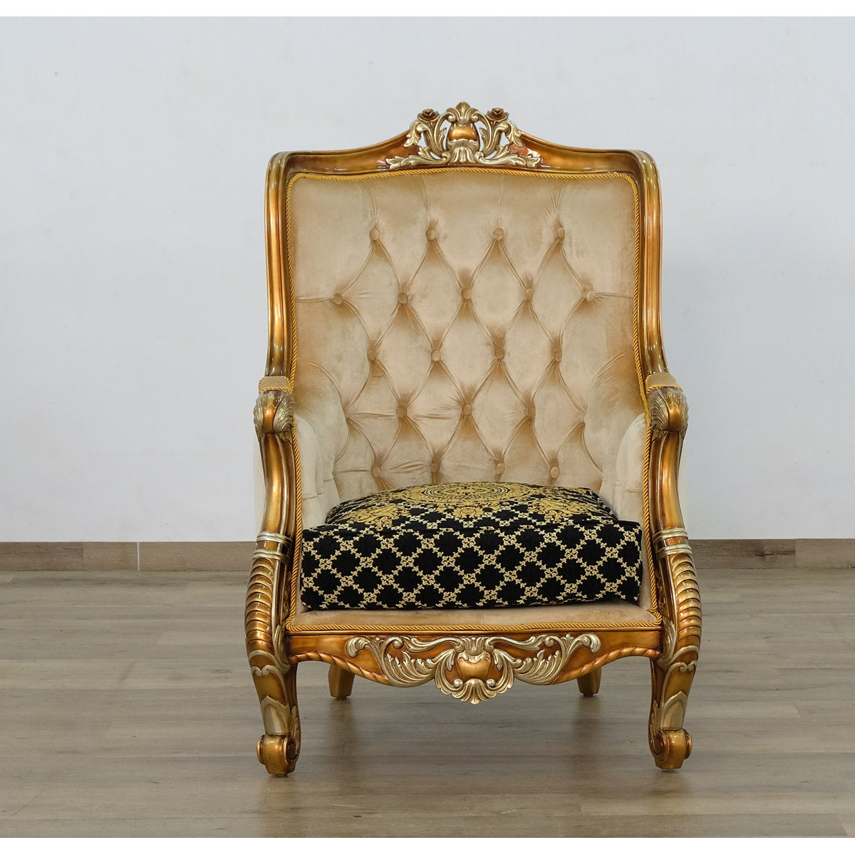 Luxor Tufted Wingback Chair