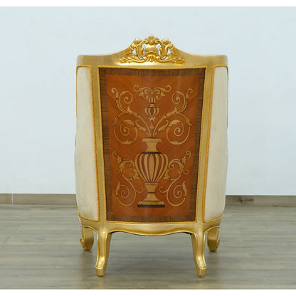Luxor Tufted Wingback Chair