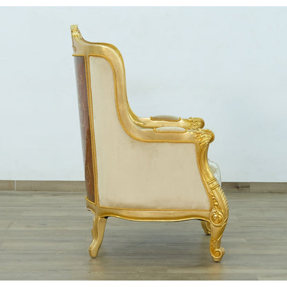 Luxor Tufted Wingback Chair