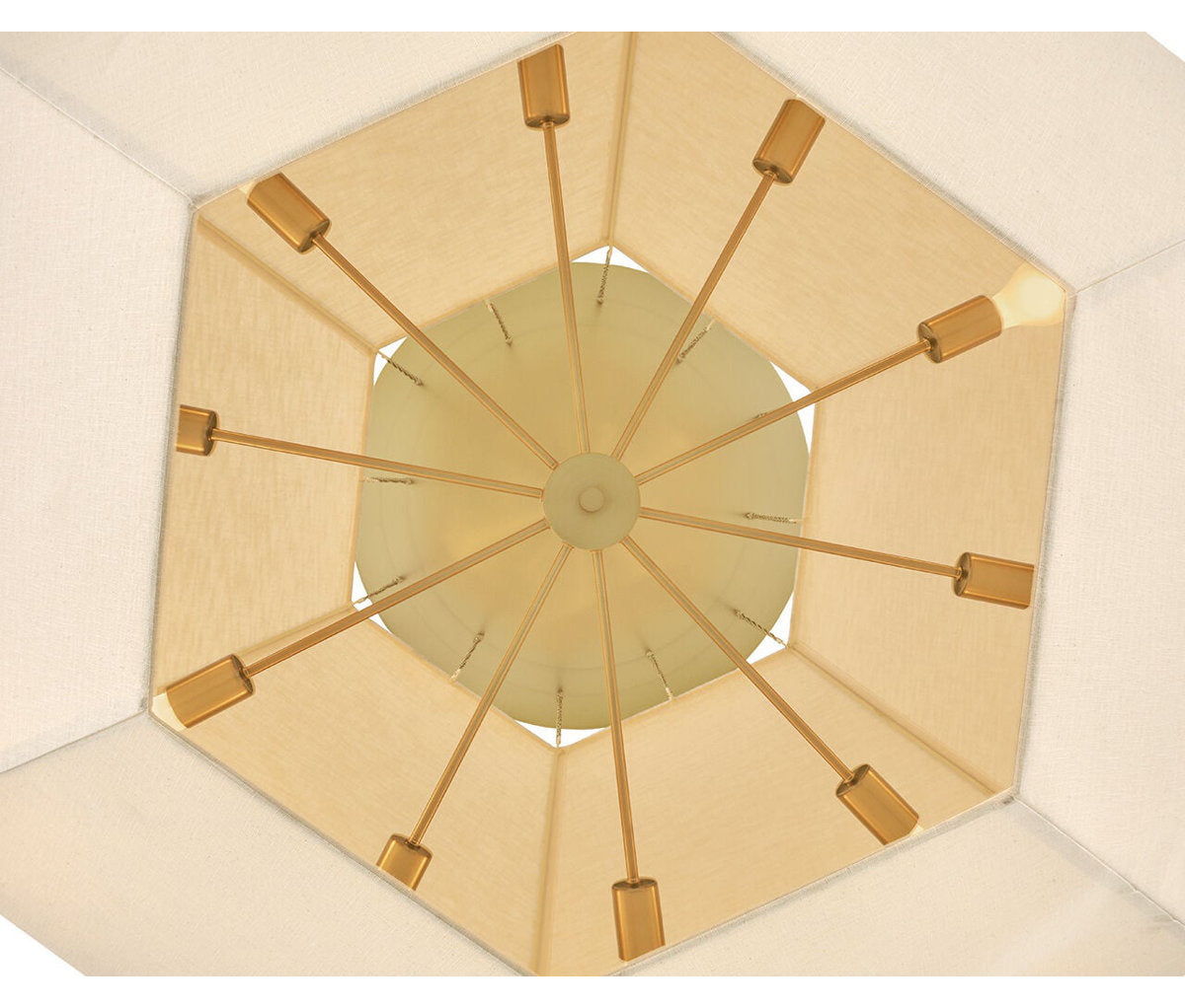 Lyla 10 Light Steel Chandelier by Lisa McDennon