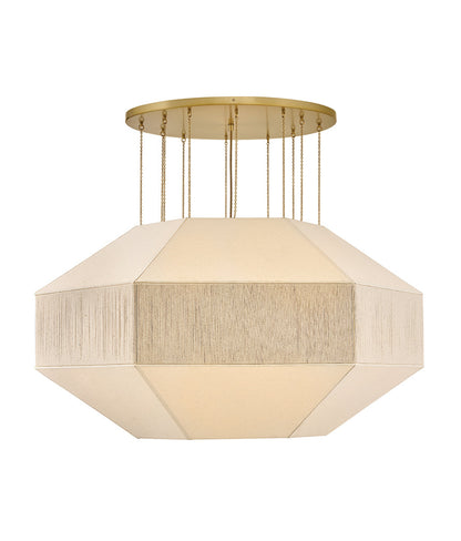 Lyla 10 Light Steel Chandelier by Lisa McDennon