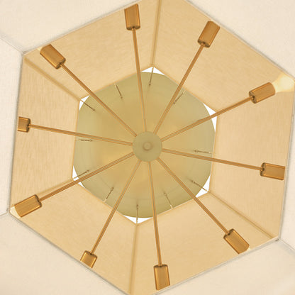 Lyla 10 Light Steel Chandelier by Lisa McDennon