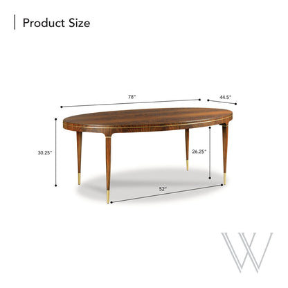 Lynn Oval Solid Oak Dining Table
