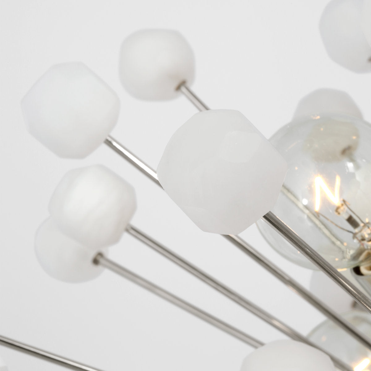 Lys 12 - Light Solid Brass Chandelier by Suzanne Kasler