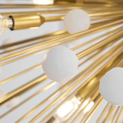 Lys 18 - Light Solid Brass Chandelier by Suzanne Kasler
