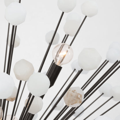 Lys 18 - Light Solid Brass Chandelier by Suzanne Kasler