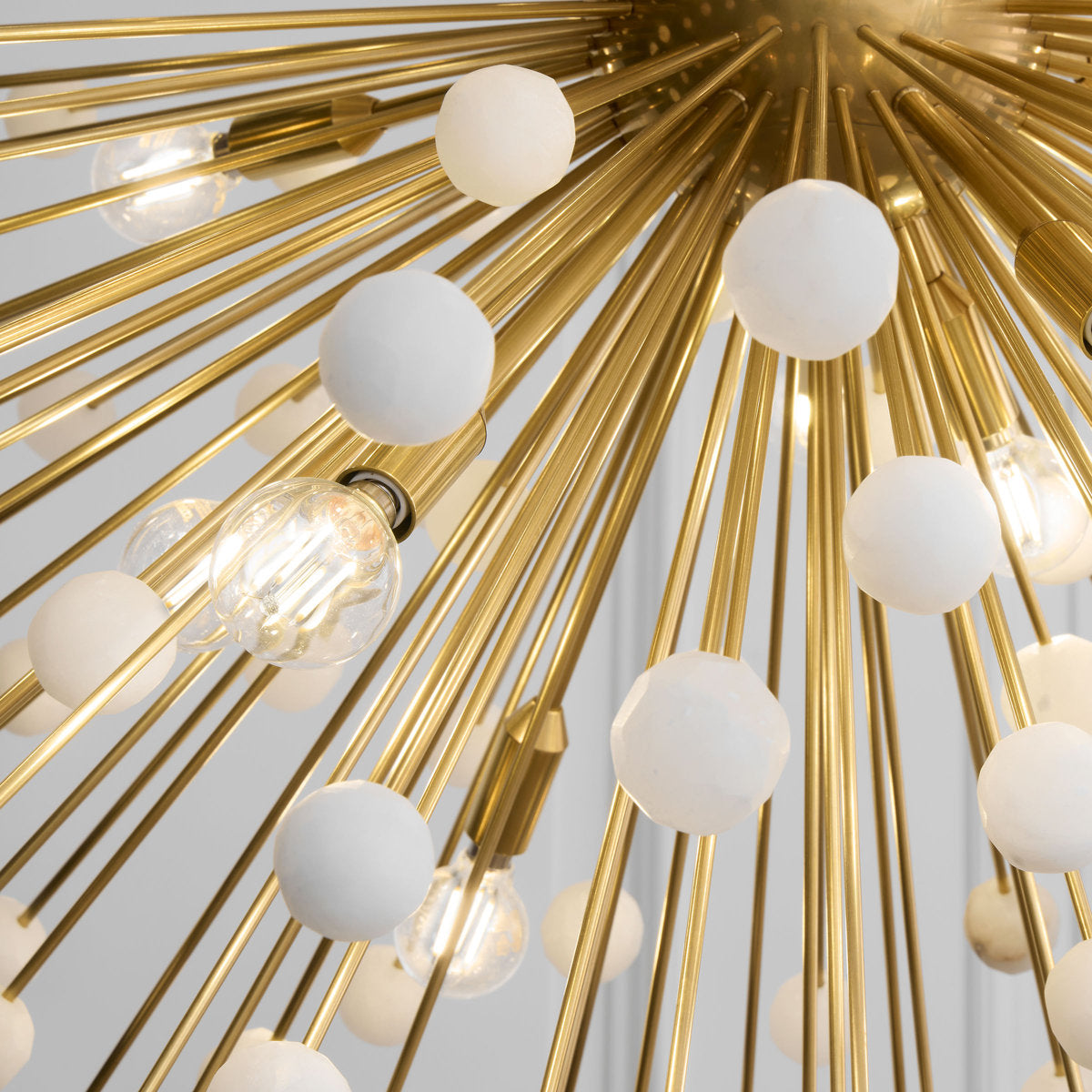 Lys 18 - Light Solid Brass Chandelier by Suzanne Kasler