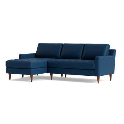MCM Leather Chaise Sectional