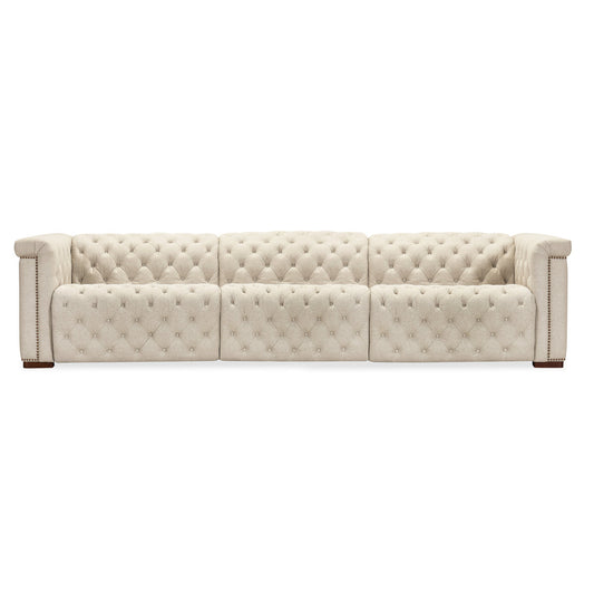 Hooker Furniture Savion Deux 3 Seat Sofa With Two Power Recliners And Three Power Headrests