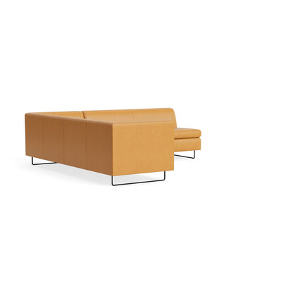 MTO - Bonnie & Clyde Sectional Sofa w/ Black Legs