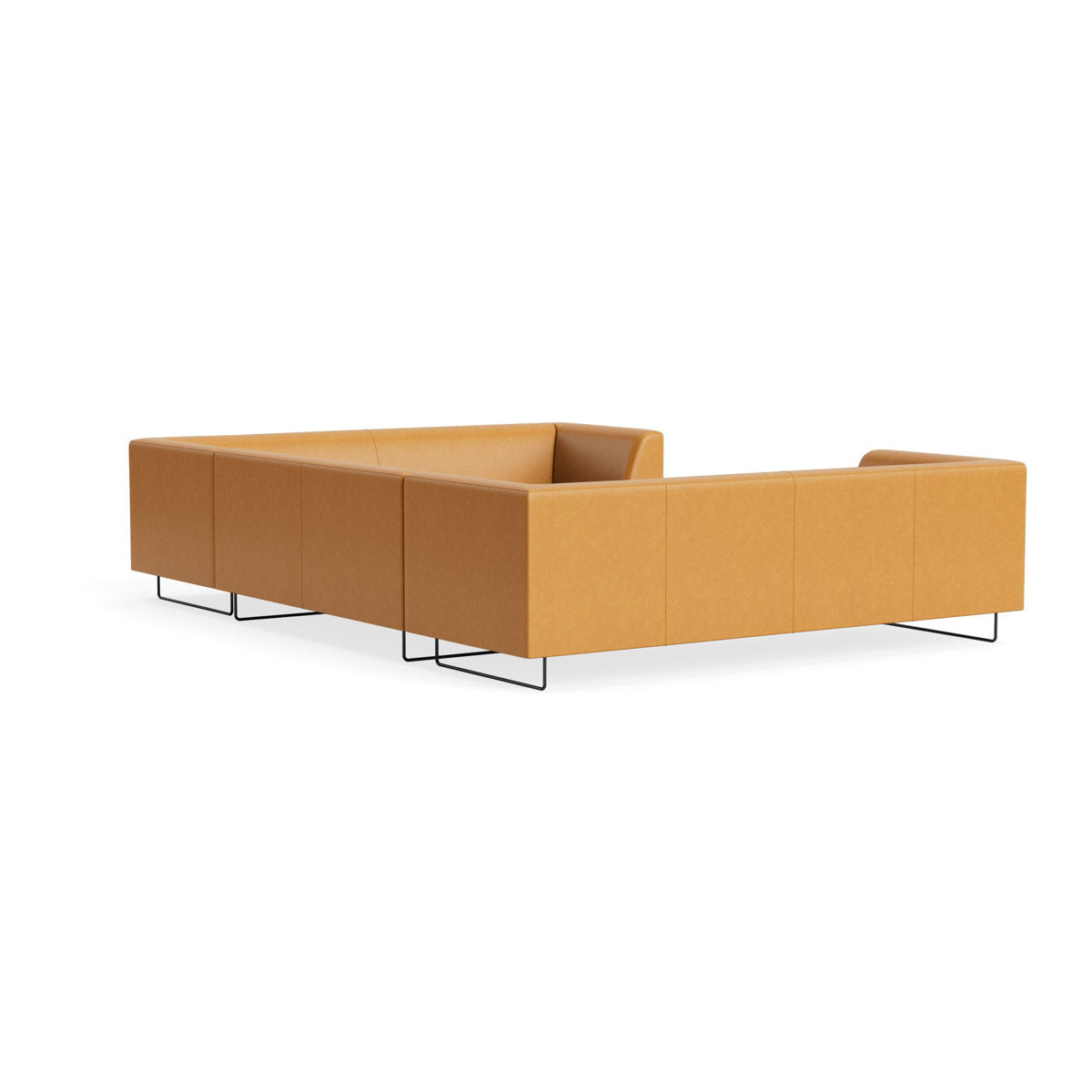 MTO - Bonnie & Clyde U-Shaped Sectional w/ Black Legs