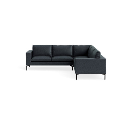 MTO - The New Standard L-Shaped Sectional - Small with Black Legs