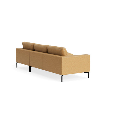 MTO - The New Standard Sofa with Arm Chaise with Black Legs