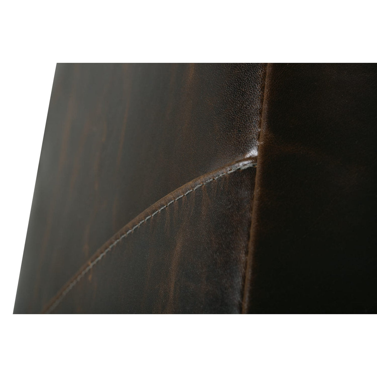 Macon Leather Ottoman