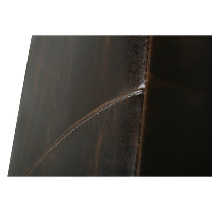 Macon Leather Ottoman
