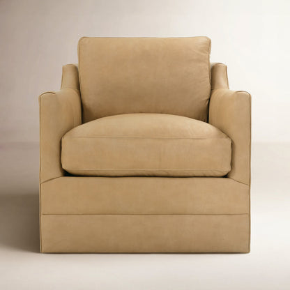 Madeline Leather Swivel Chair
