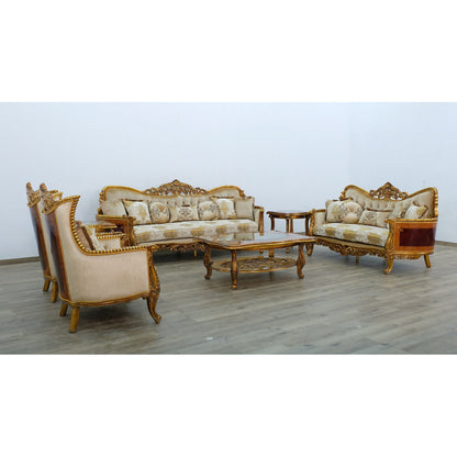 Maggiolini Tufted Wingback Chair Chair with Ottoman