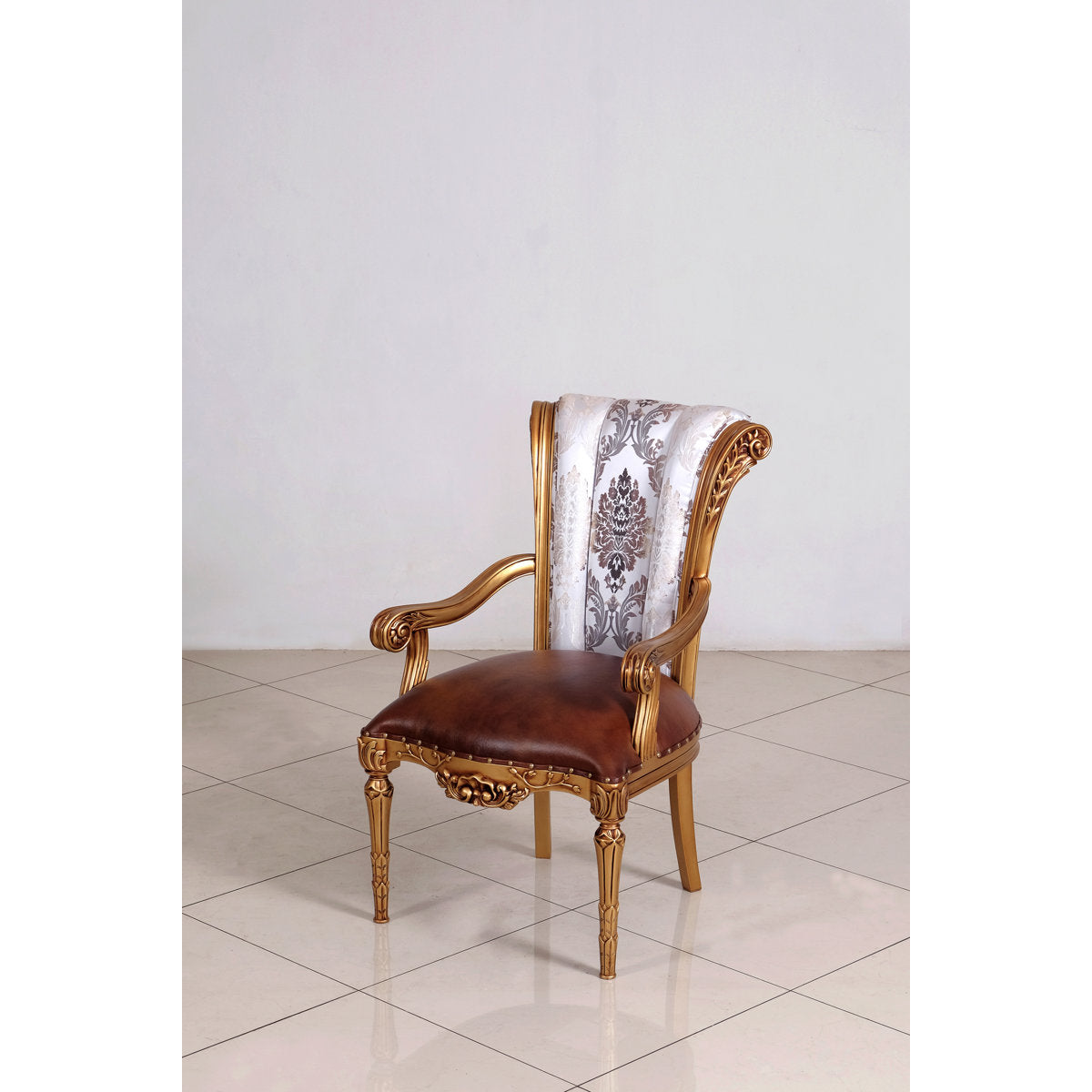 Maggiolini Upholstered Arm Chair (Set of 2)