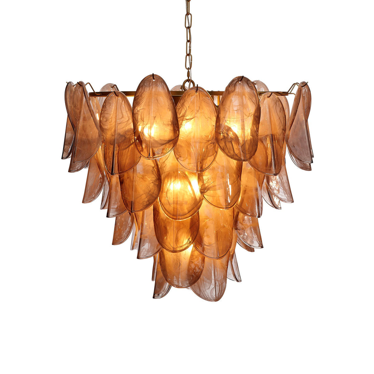 Magnolia 10-Light Quartz Glass Chandelier