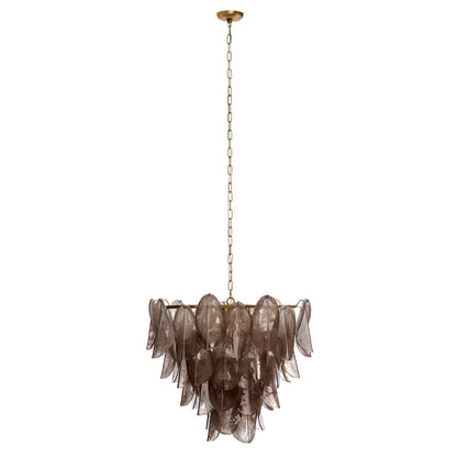Magnolia 10-Light Quartz Glass Chandelier