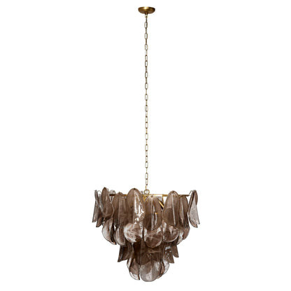 Magnolia 10-Light Quartz Glass Chandelier