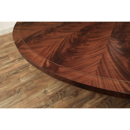 Mahogany Dining Table With Outswept Duncan Phyfe Pedestal