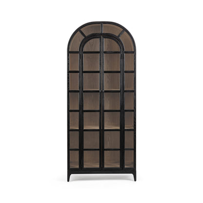 Maison Elm Wood Display Cabinet