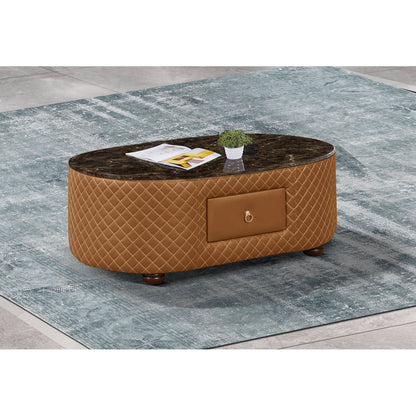 Makassar Marble Coffee Table