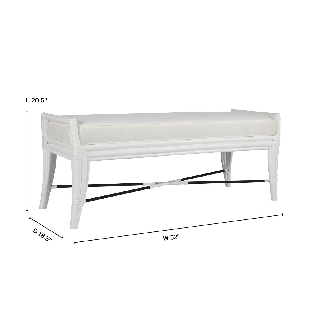 Malacca Upholstered Bench