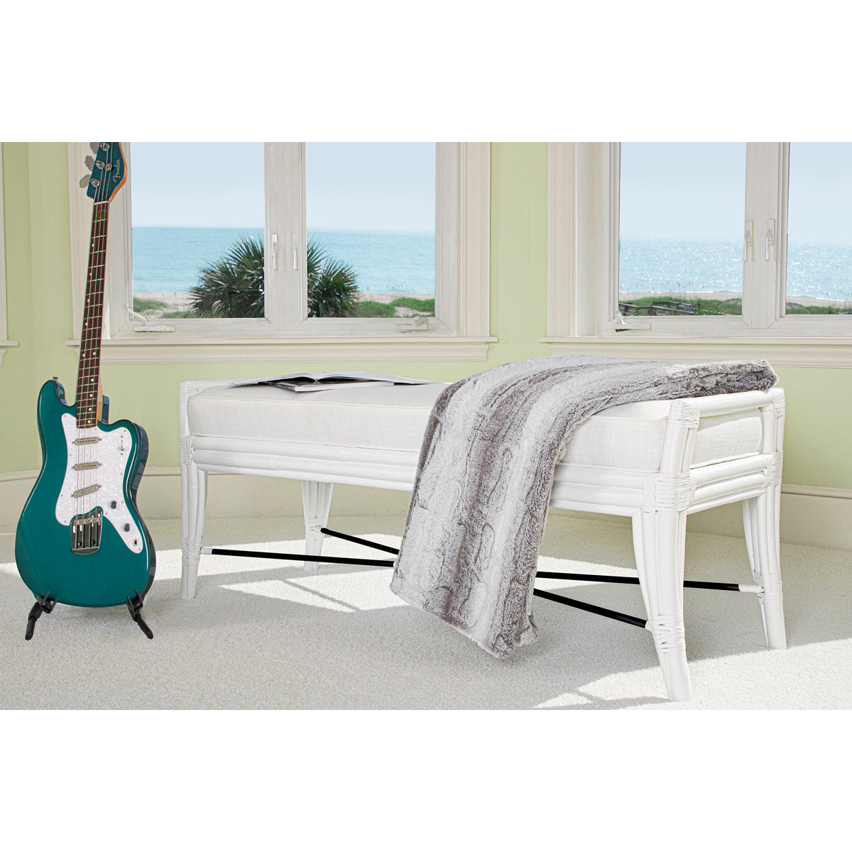 Malacca Upholstered Bench