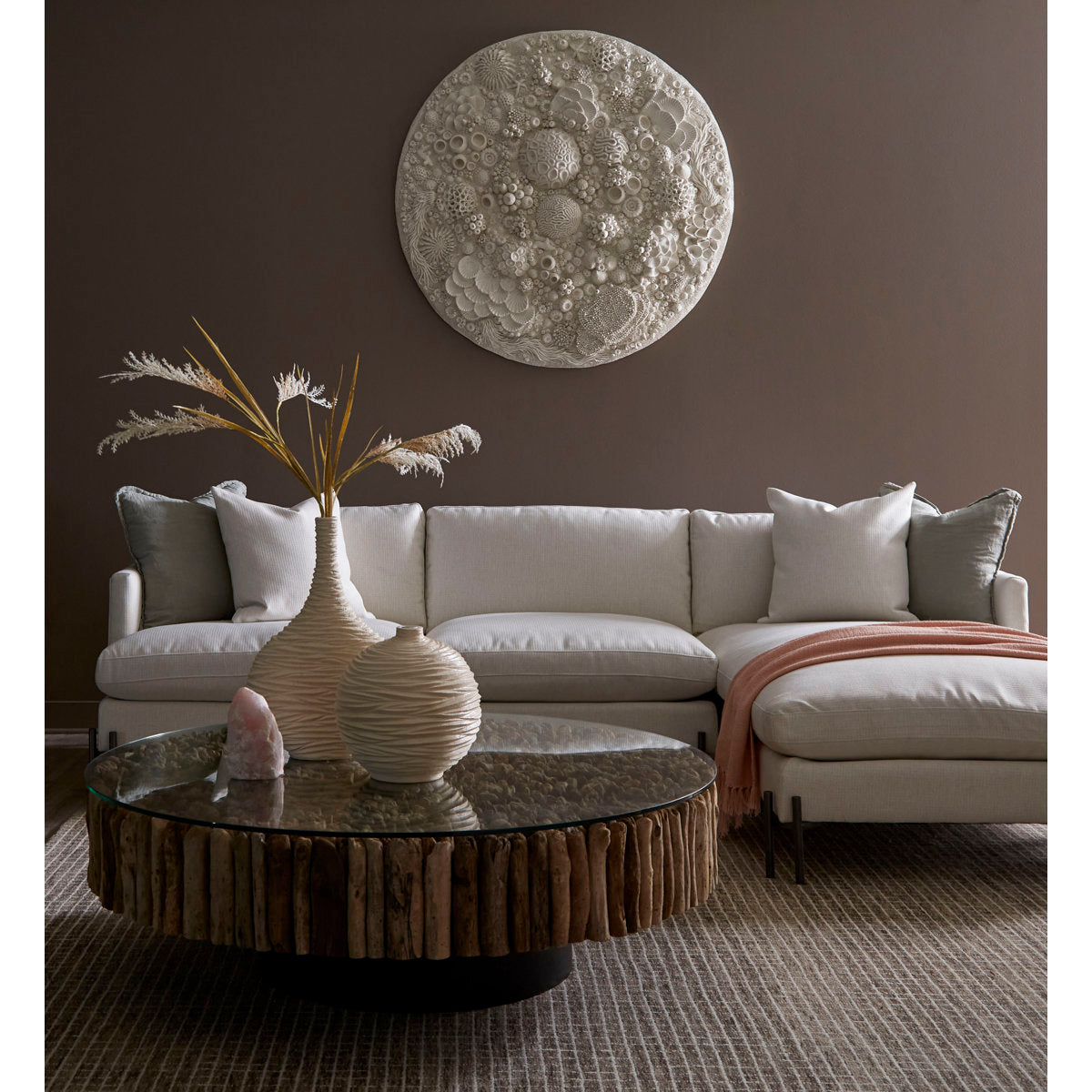 Manhattan Pedestal Coffee Table