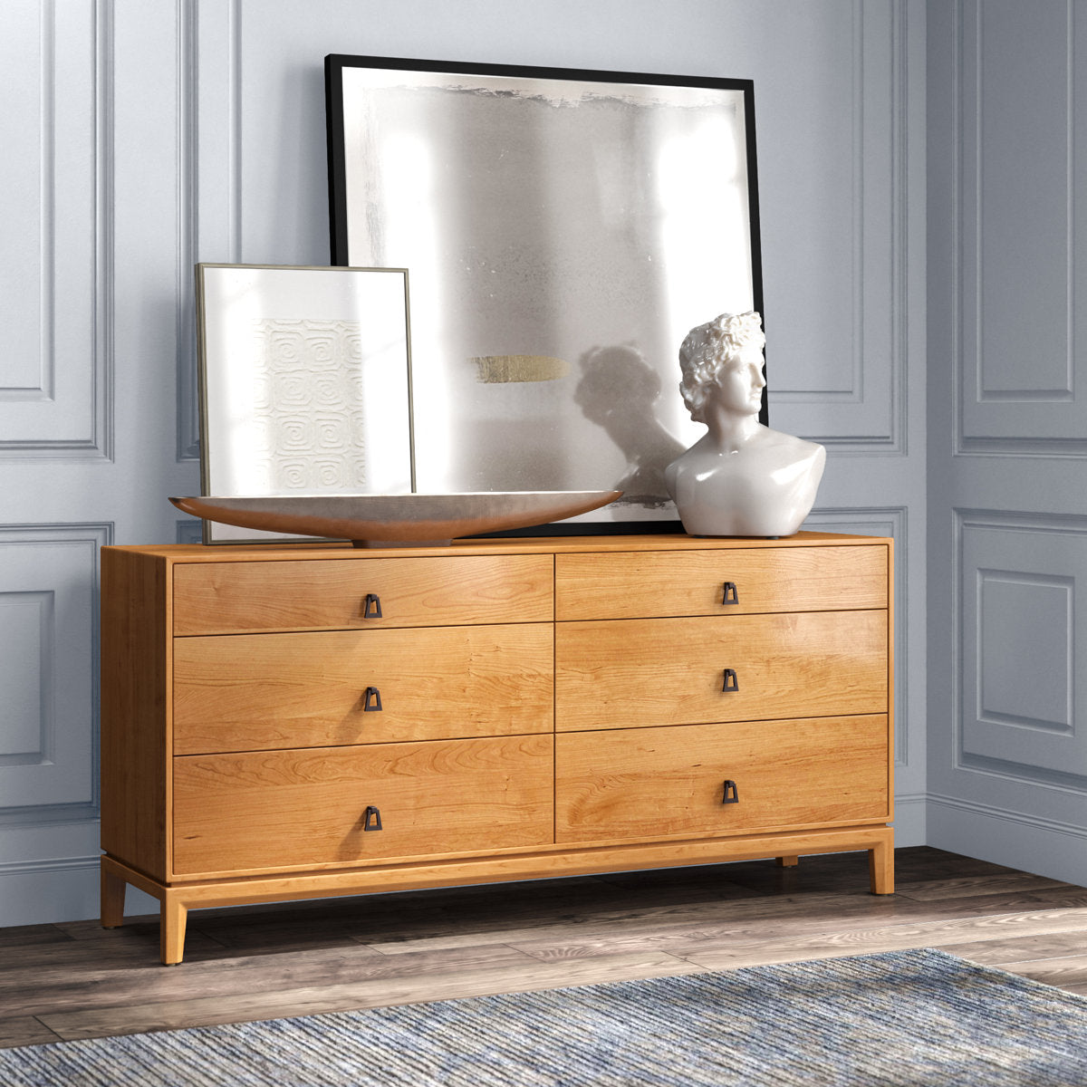 Mansfield 6 - Drawer Solid Wood Dresser