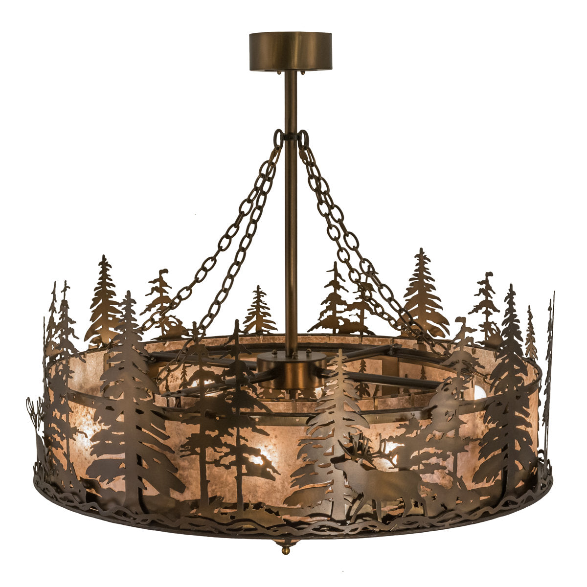 Manville 11 - Light Glass Chandelier
