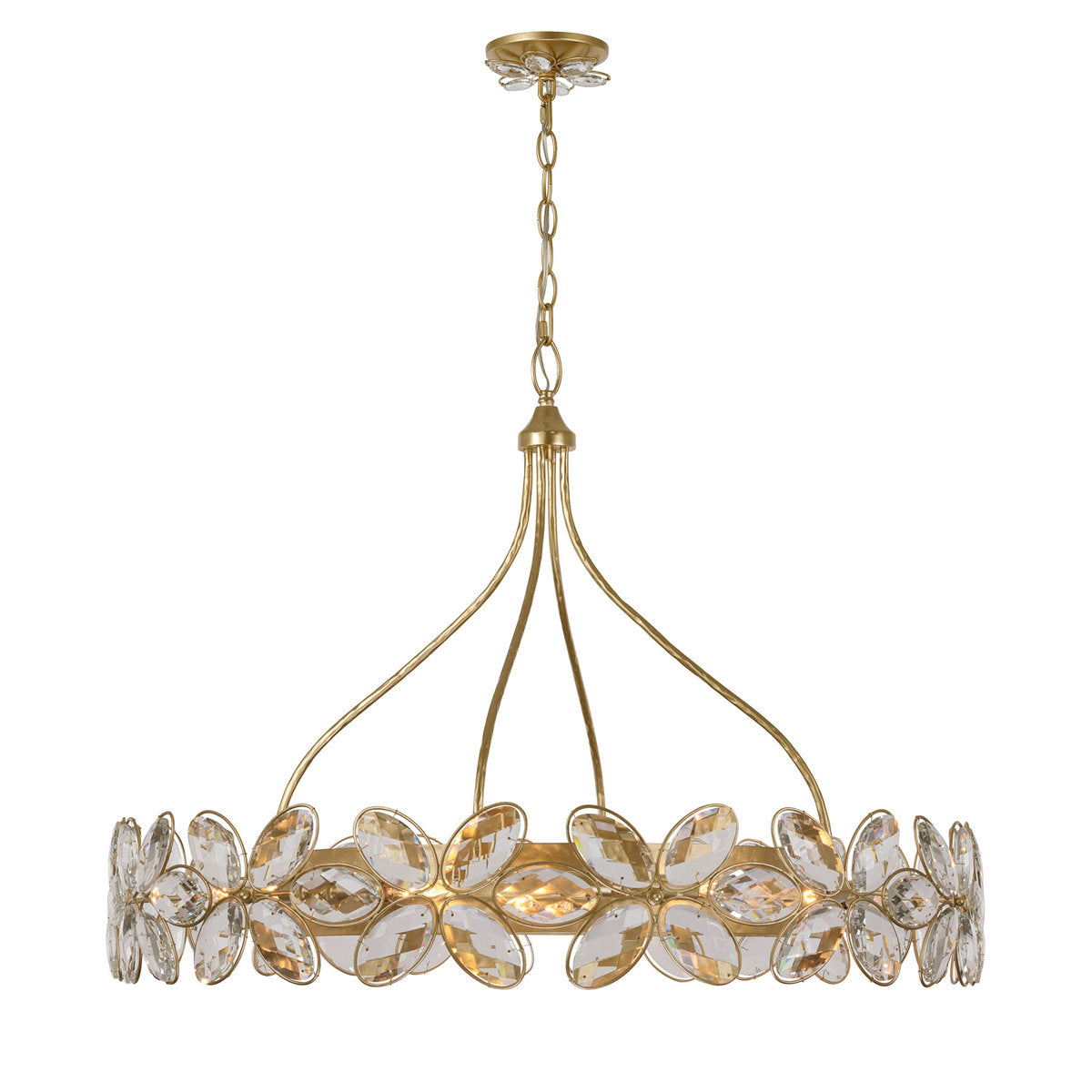 Marbella 14-Light Chandelier in Gold Shimmer by Breegan Jane