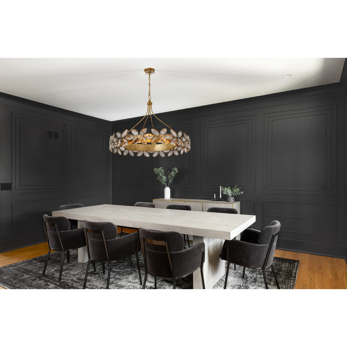 Marbella 14-Light Chandelier in Gold Shimmer by Breegan Jane