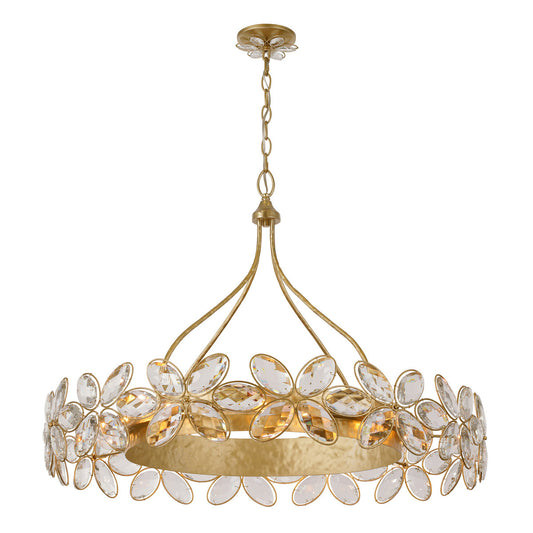 Marbella 14-Light Chandelier in Gold Shimmer by Breegan Jane