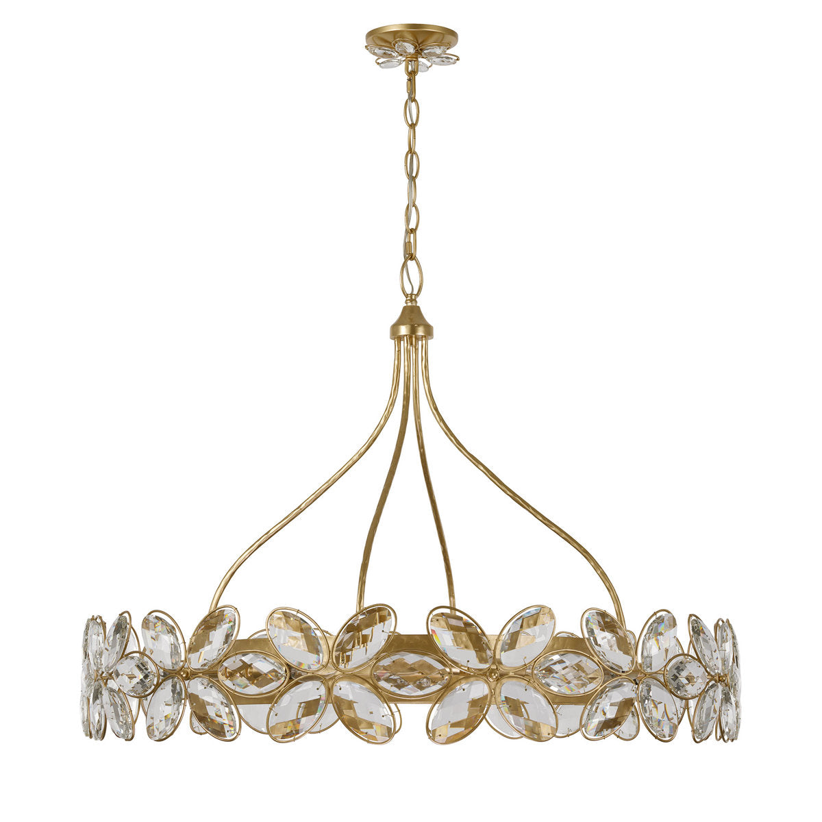 Marbella 14-Light Chandelier in Gold Shimmer by Breegan Jane