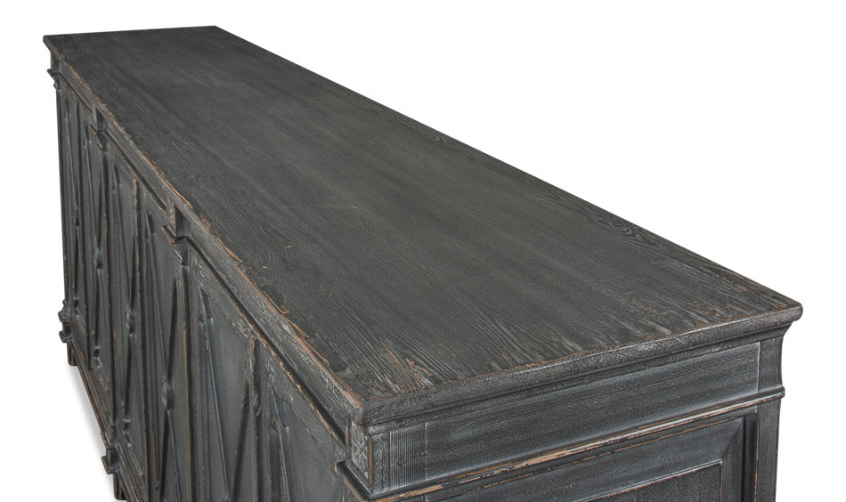 Marksman 96'' W Solid Wood Sideboard