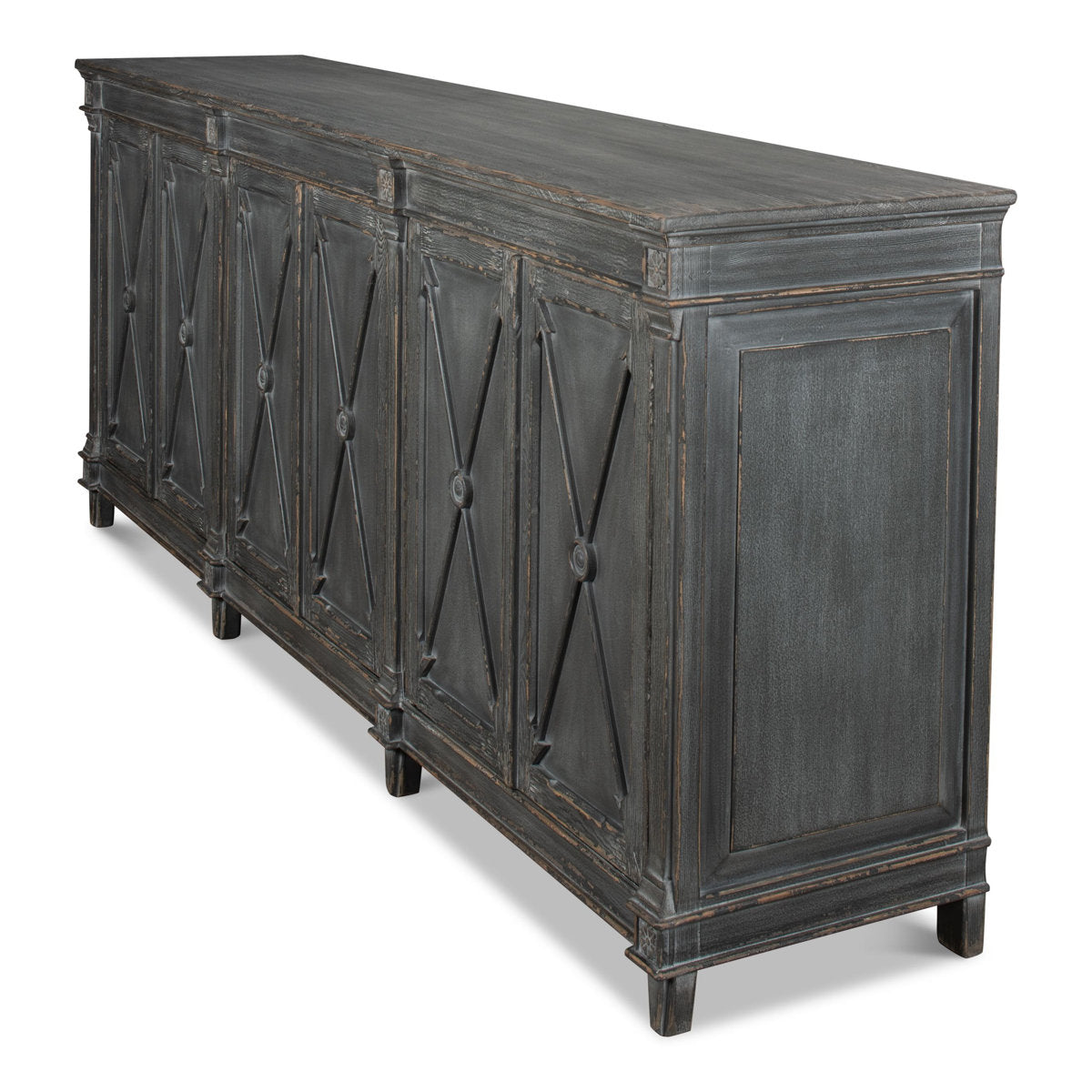 Marksman 96'' W Solid Wood Sideboard