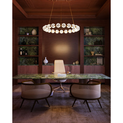 Marni Aluminum/Steel LED Chandelier