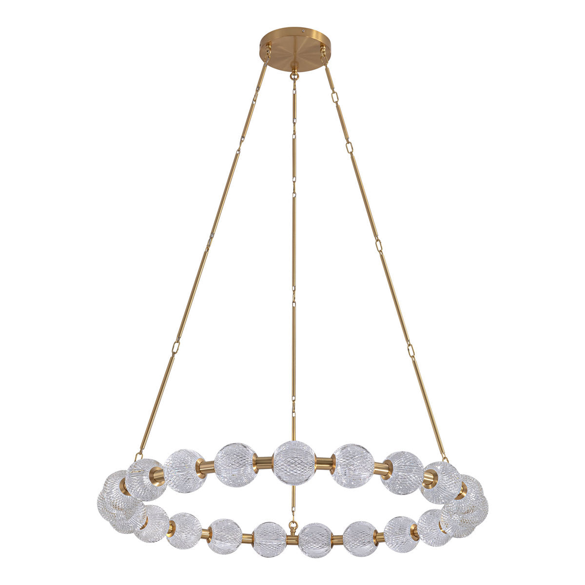 Marni Aluminum/Steel LED Chandelier
