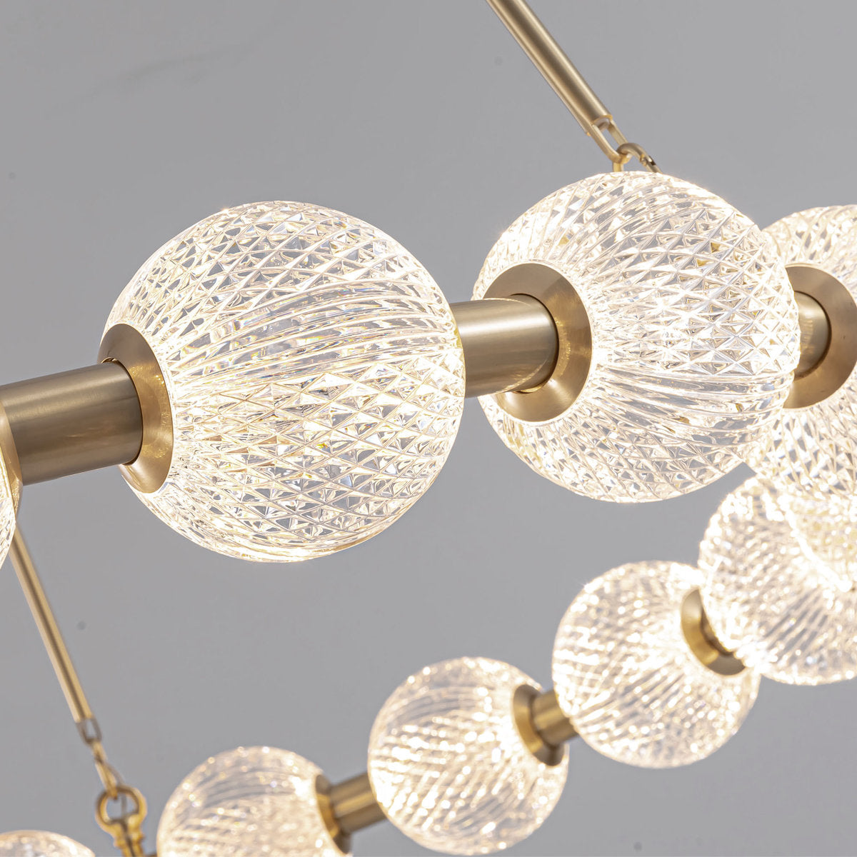 Marni Aluminum/Steel LED Chandelier